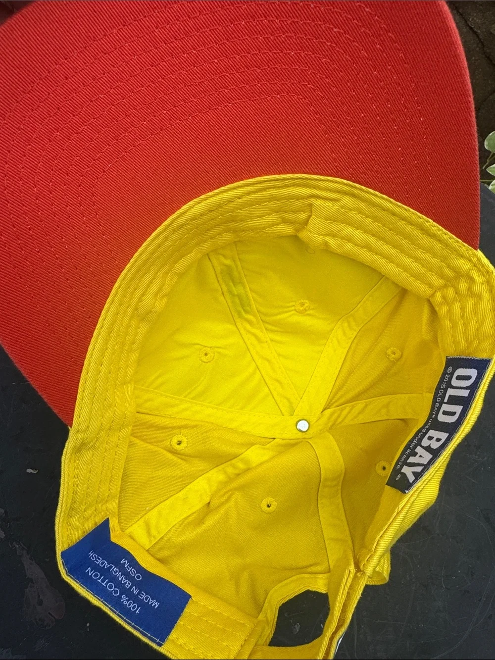 Kids' Yellow & Blue Baseball Cap - Seasoning Logo